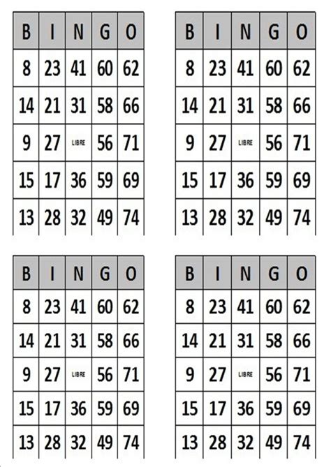 Cartones Bingo 80 Bolas Cartones Bingo 80 Bolas PDF | PDF | Deportes